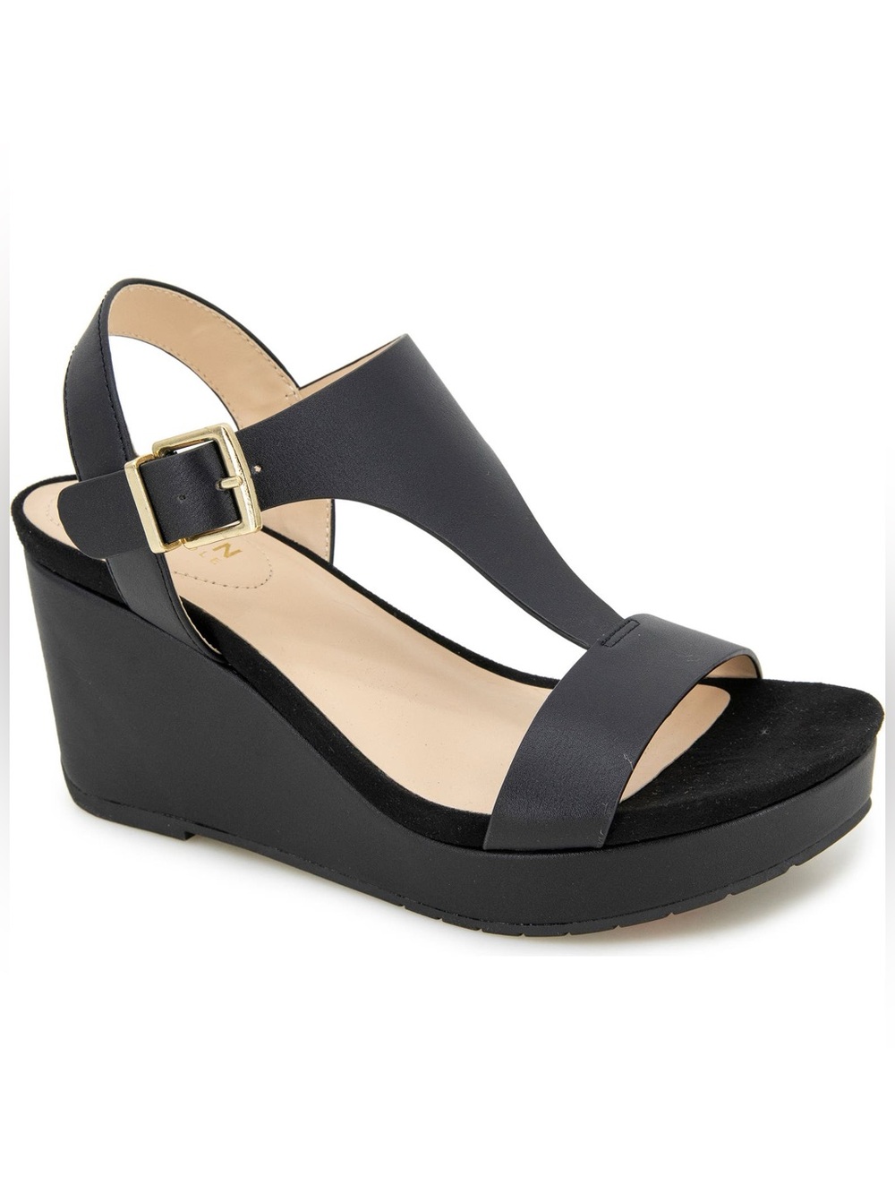 Kenneth Cole Card Platform Wedge Sandal $89 NEW without box